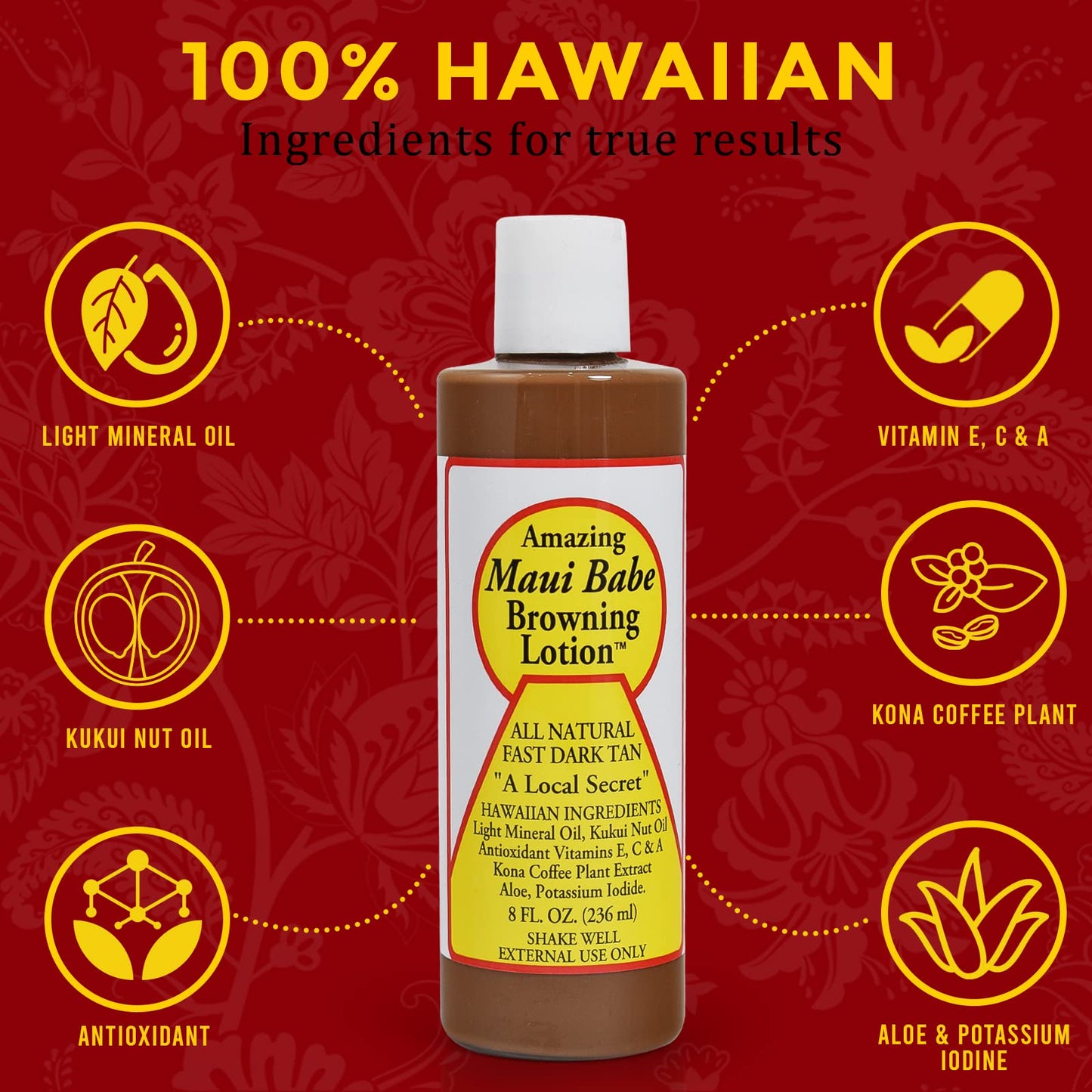 Maui Babe Browning Lotion 8 Ounces Beauty & Personal Care Maui Babe