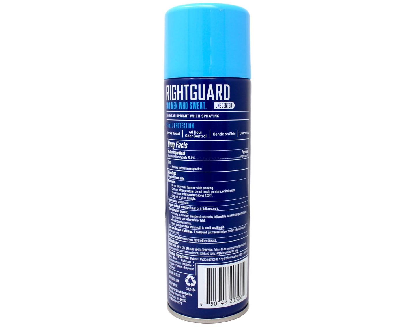 Right Guard Sport 6 Ounce Aerosol Unscented 48Hr Antperspirant (Pack of 2) Beauty and Personal Care Right Guard
