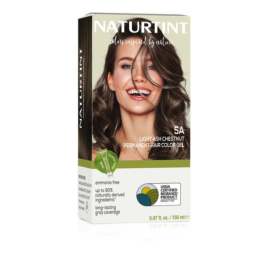 Naturtint 5A Light Ash Chestnut Permanent Hair Color (Pack of 1), Ammonia Free, Vegan, Cruelty Free, up to 100% Gray Coverage, Long Lasting Results Beauty & Personal Care Naturtint