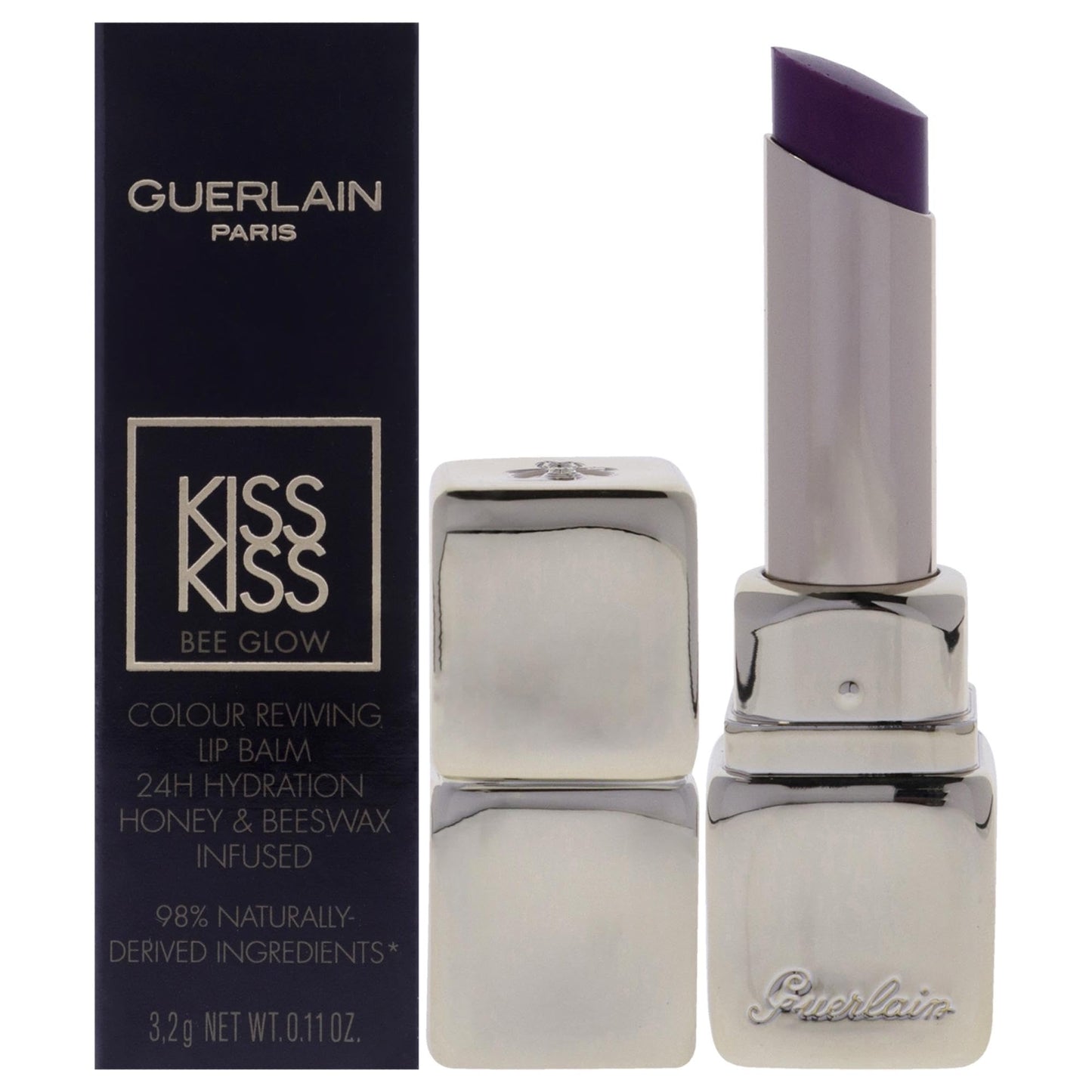 Kiss Kiss Bee Glow Lip Blam - 809 Lavender Glow by Guerlain for Women - 0.11 oz Lip Balm Beauty and Personal Care Guerlain