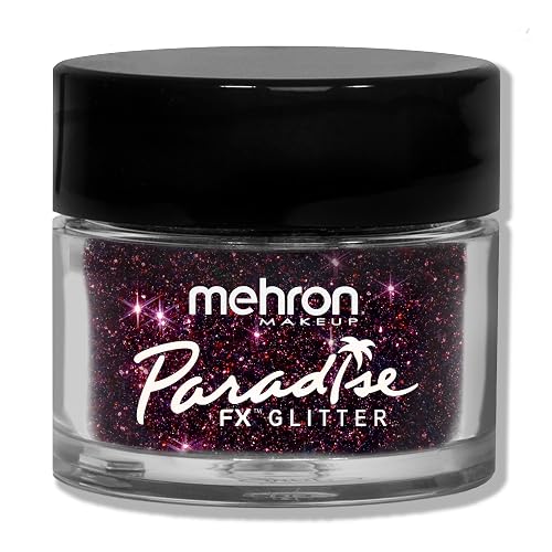 Mehron Makeup Paradise Glitter FX | Professional Cosmetic for Makeup & Art | Vibrant & Shimmering Loose Glitter .25 oz (7 g) (Cabernet) Beauty & Personal Care Mehron