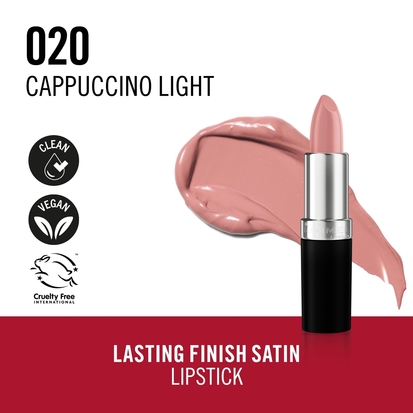 Rimmel Lasting Finish Lipstick | Up to 8 Hours of Intense Lip Color with Color Protect Technology and Exclusive Black Diamond Complex | 0.14 fl oz Beauty and Personal Care Rimmel