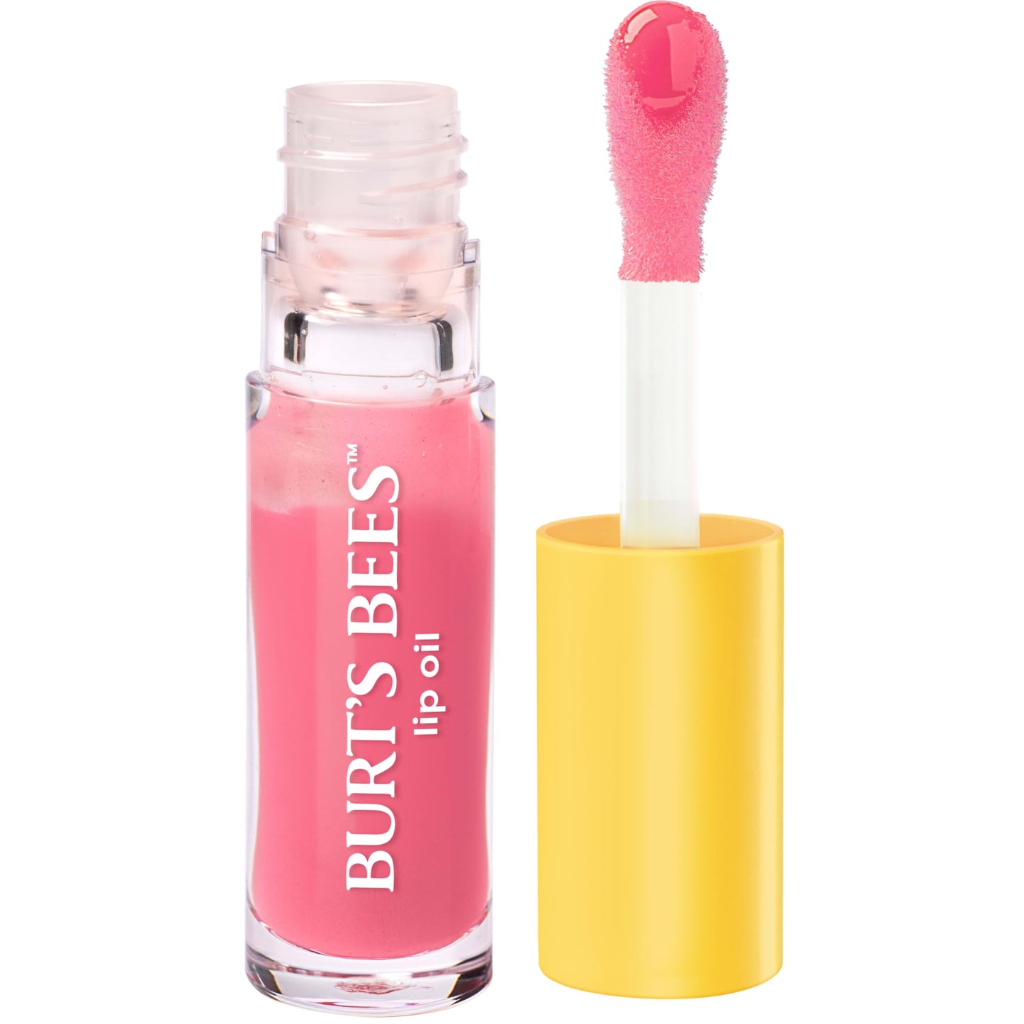 Burt's Bees Lip Oil Pink Sky, Instant Hydration, Nourishes and Softens Lips, Sheer Wash of Color, High Shine Finish, Responsibly Sourced Jojoba Oil Beauty and Personal Care Burt's Bees