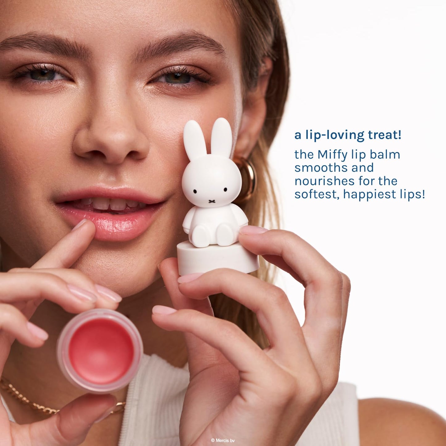 The Crème Shop Miffy Tinted Lip Balm with adorable Miffy cap, with Hyaluronic Acid and Murumuru to moisturize, soften and visibly improve chapped or Beauty and Personal Care The Crème Shop
