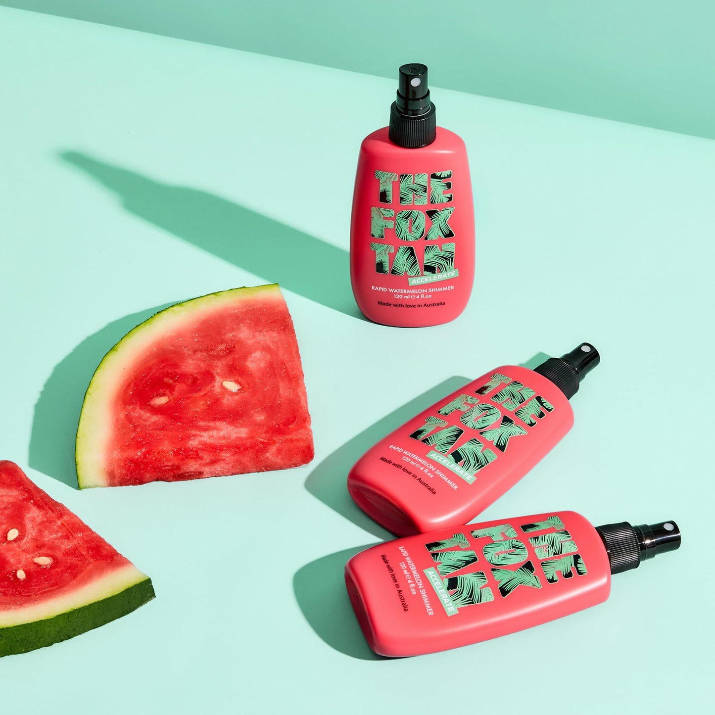 The Fox Tan Rapid Watermelon Shimmer, Natural Tanning Accelerator For Darker & Long-Lasting Tans, Blurs Imperfections, Vegan & Cruelty Free, 120 mL Beauty & Personal Care THE FOX TAN