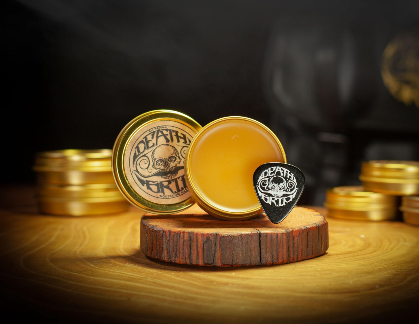 THE VINTAGE GROOMING CO. Mustache Wax Death Grip Extra Strong Hold Moustache Wax Beauty & Personal Care THE VINTAGE GROOMING CO.