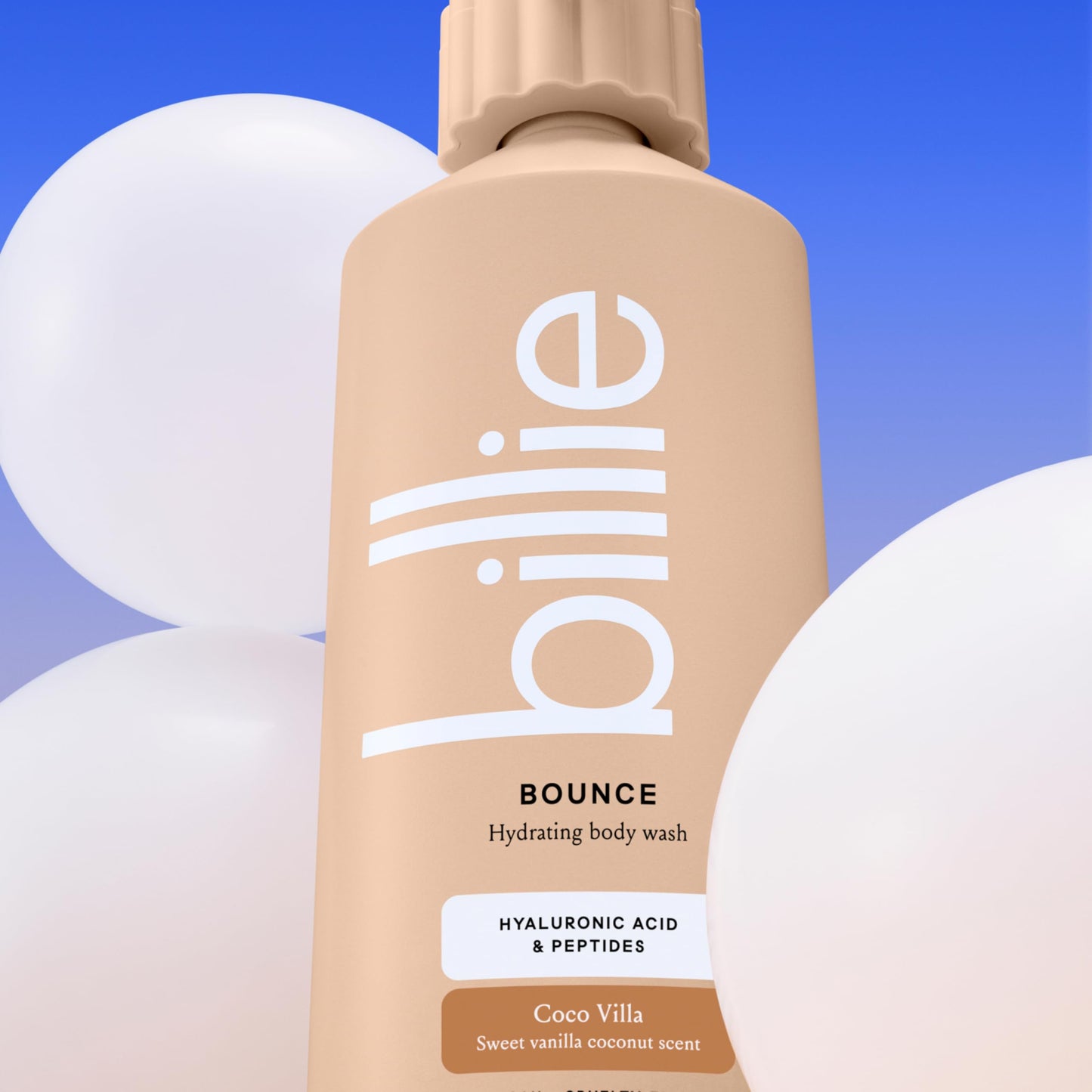 Billie Bounce, Hydrating Body Wash, Hyaluronic Acid + Peptides, Hydrating & Replenishing, 18Fl Oz Beauty & Personal Care Billie