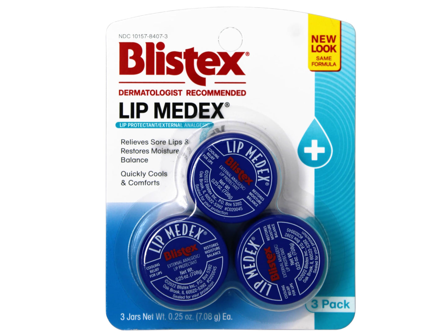 BLISTEX LIP MEDEX 0.25OZ JAR 3-PAK by Blistex Medex Beauty and Personal Care Blistex