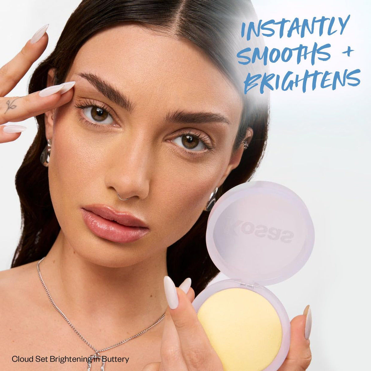 Kosas Cloud Set Brightening Talc-Free Baked Powder for Under Eyes, Buttery