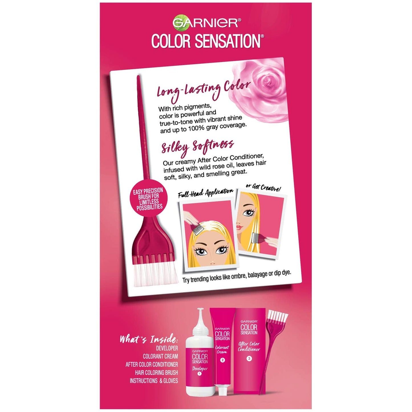 Garnier Hair Color Sensation Rich Long-Lasting Color Cream, 11.3 Extra Ligh Beauty & Personal Care Garnier
