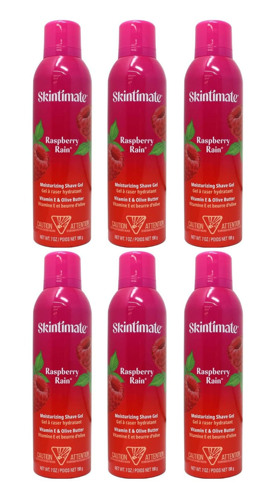 Skintimate Shave Gel Moist Raspberry 7 Ounce (207ml) (Pack of 6) Beauty and Personal Care Skintimate