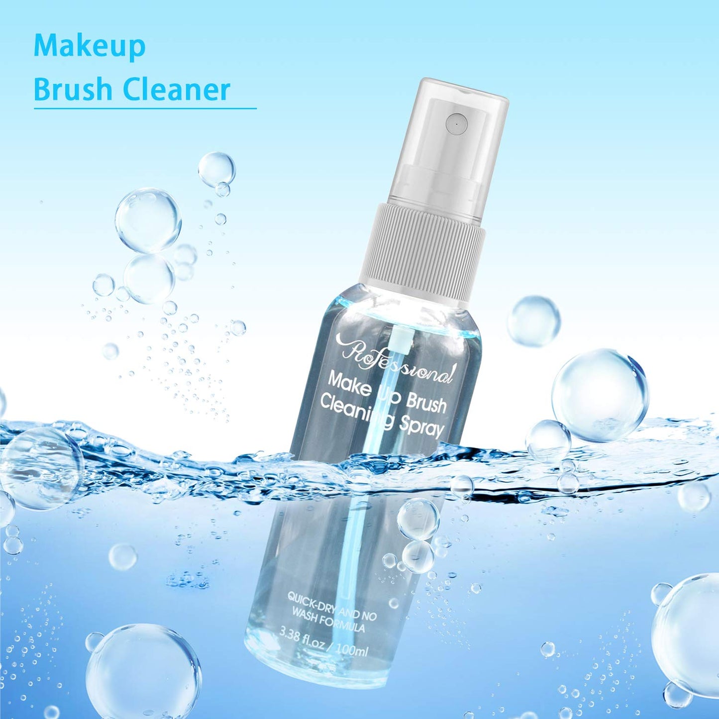 Felico Makeup Brush Cleaner for Cosmetic Brushes, No-washing Quick Drying Deep Cleaning Spray Ideal for Makeup Brushes Sponges for Women Girls 3.38 oz Beauty & Personal Care Felico