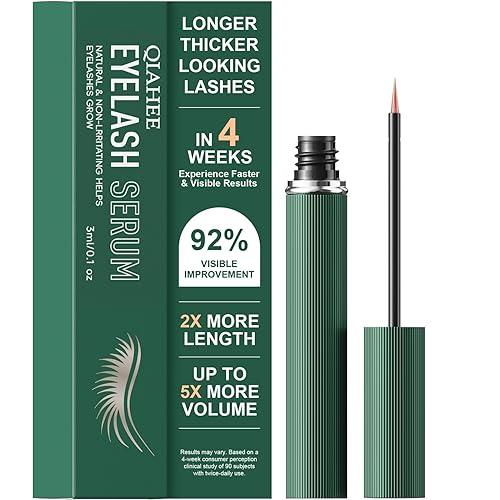 QIAHEE Eyelash Serum, Lash Serums for Thicker, Longer and Fuller Eyelashes, Eyelash Growth Serum Beauty & Personal Care QIAHEE