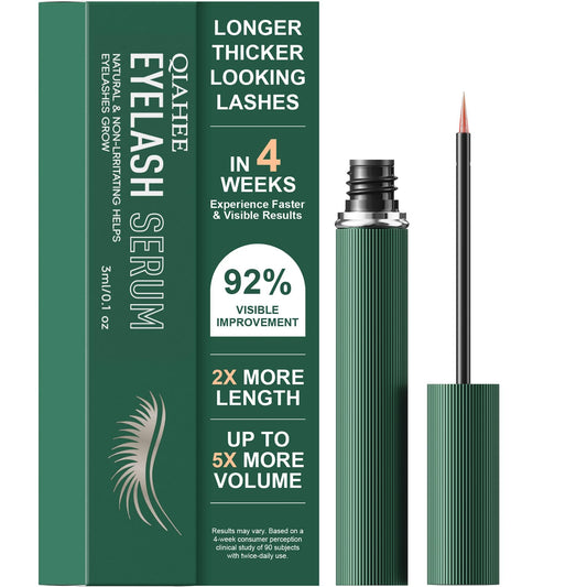 QIAHEE Eyelash Serum, Lash Serums for Thicker, Longer and Fuller Eyelashes, Eyelash Growth Serum Beauty & Personal Care QIAHEE