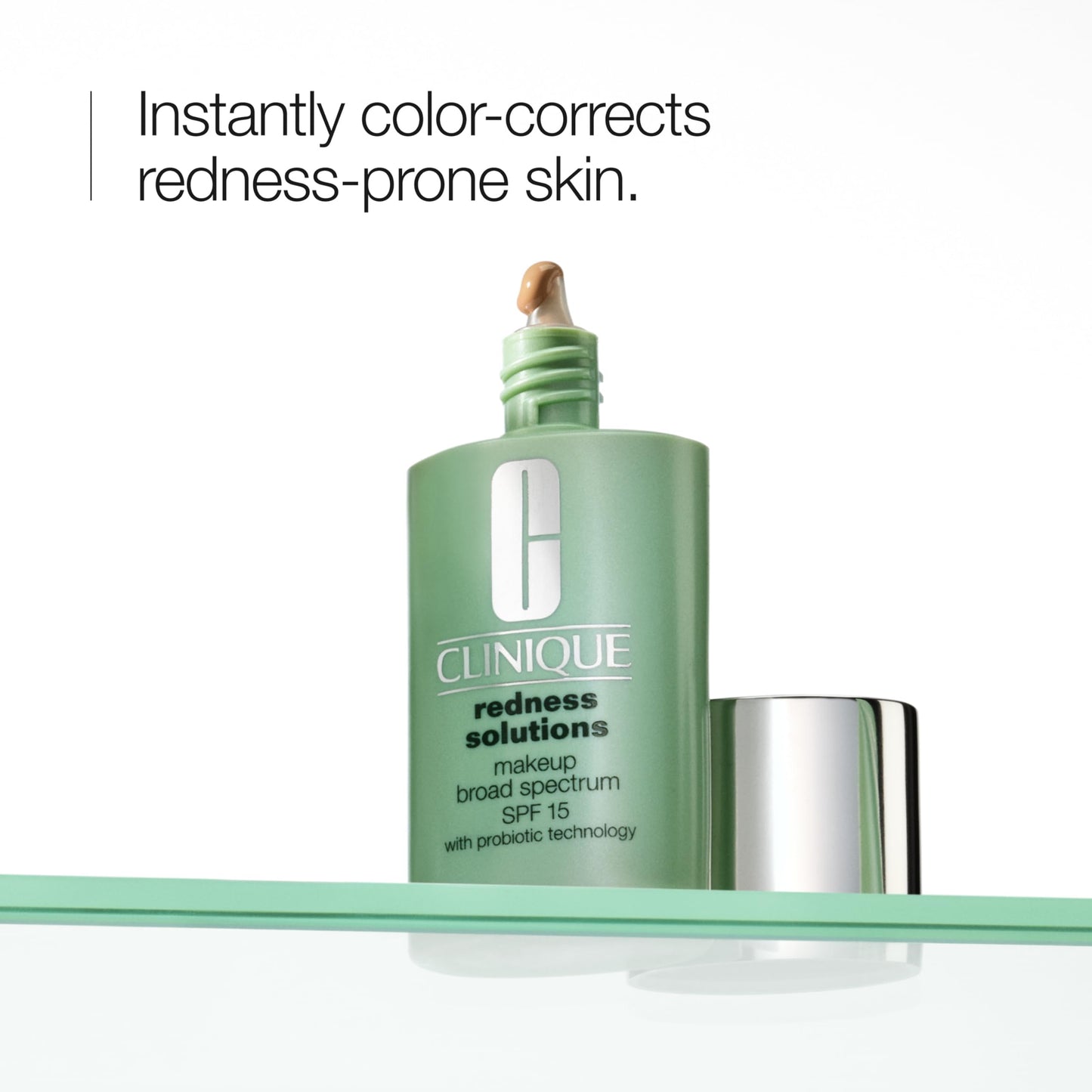 Clinique Redness Solutions Liquid Foundation Makeup Broad Spectrum SPF 15 With Probiotic Technology For Redness-Prone Skin| Medium Coverage + Natural Beauty & Personal Care Clinique