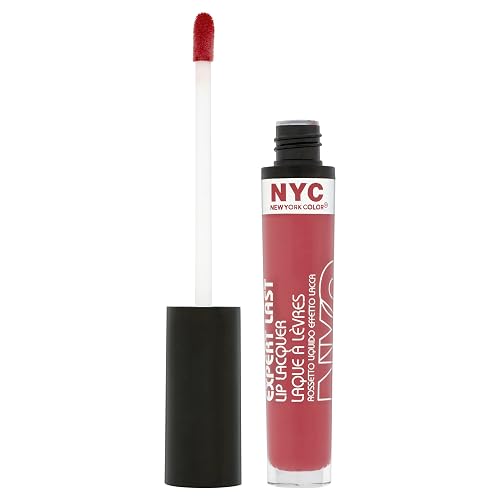 N.Y.C. New York Color Expert Last Lip Lacquer, Big City Berry, 0.15 Fluid Ounce Beauty & Personal Care NYC