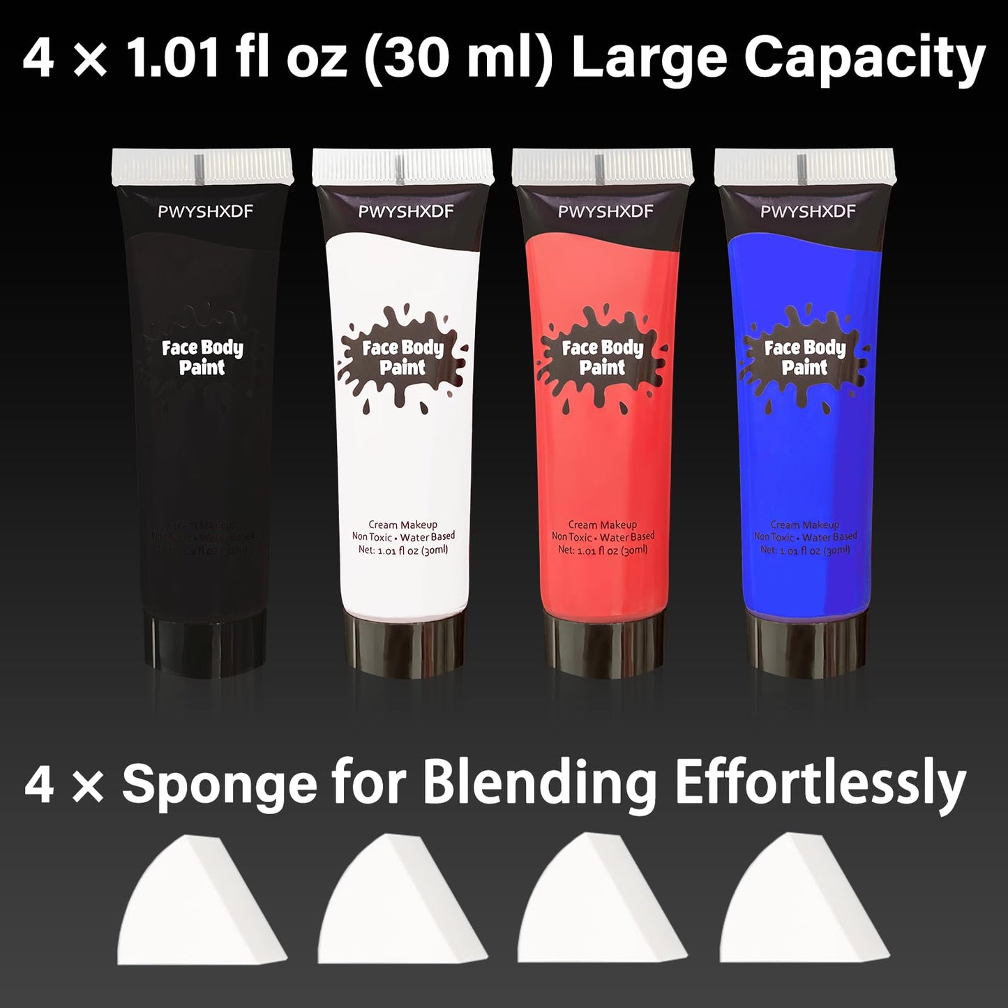 2 Colors Face Body Paint Beauty & Personal Care PWYSHXDF