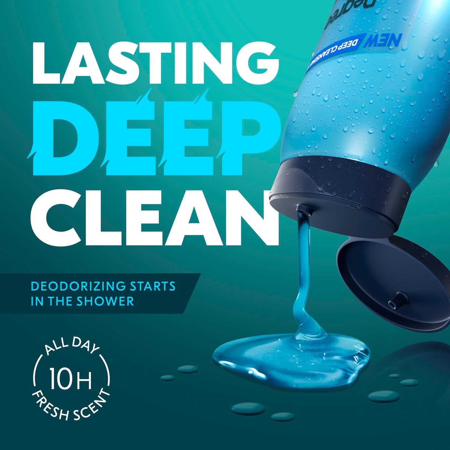 Degree All Day Fresh Body Wash Cool Rush Deep Cleansing 20 FO Beauty & Personal Care Degree