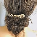 DoubleNine Seashell Starfish Hair Barrettes Clips Hair Accessories Vintage Ocean Boho Beach Wedding Headwear for Women Girls (gold) Beauty & Personal Care Doubnine