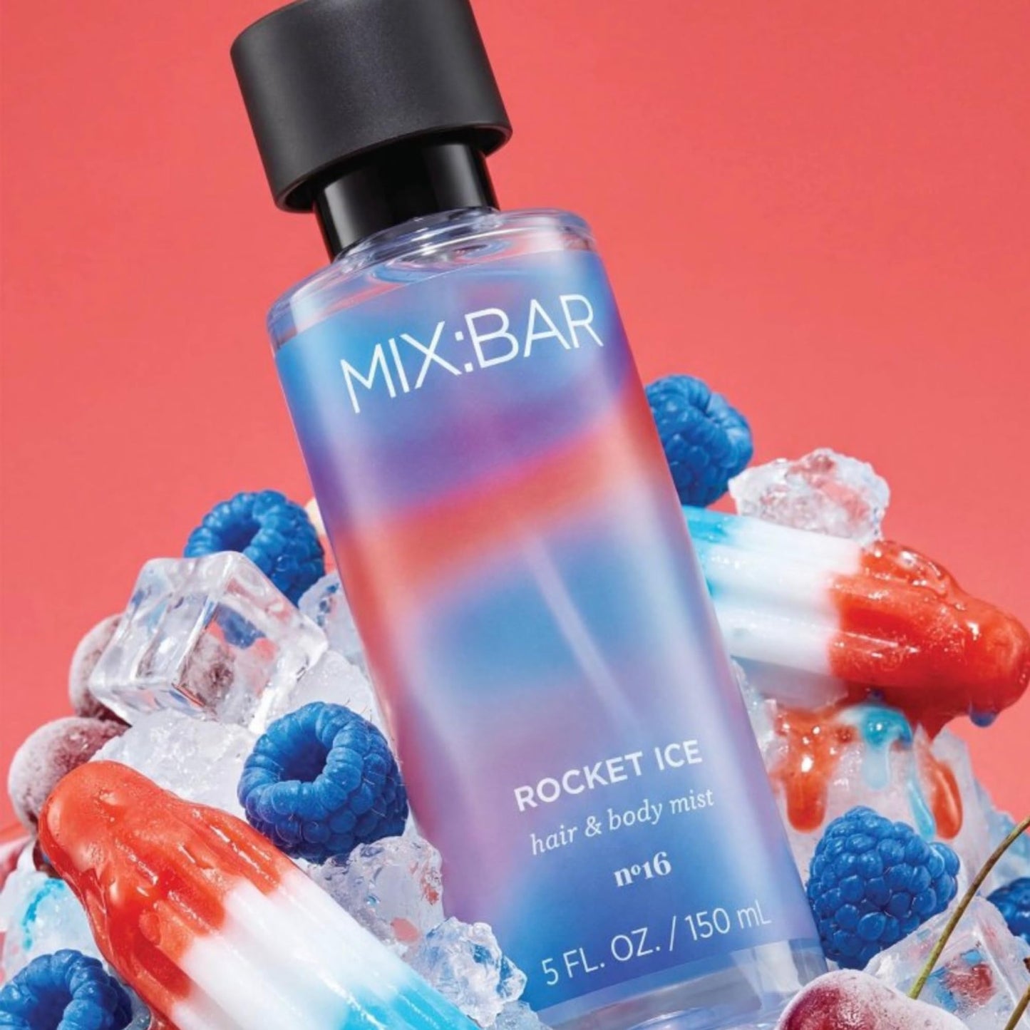 MIX:BAR Hair & Body Mist Set, Blueberry Pie & Rocket Ice, 5 Fl Oz Each Bottle Beauty & Personal Care MIX:BAR