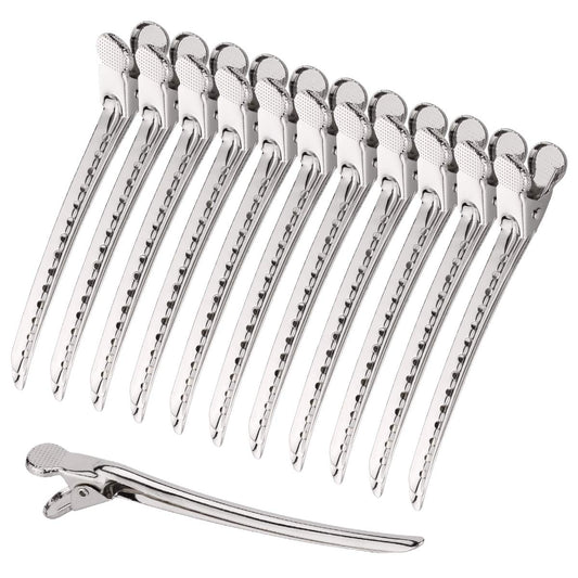 Alligator Hair Clips Metal Duck Bill Hair Clips for Styling - with Holes 3.5 inch Professional Sectioning Clips for Salon and Women Girls Accessories Beauty & Personal Care aosdanting