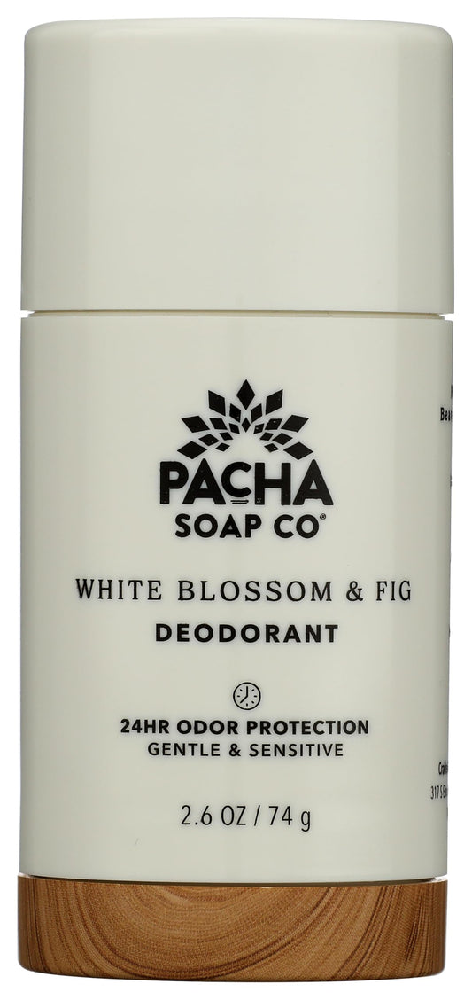 Pacha Soap White Blossom & Fig Deodorant, 2.6 OZ Beauty and Personal Care Pacha Soap Co