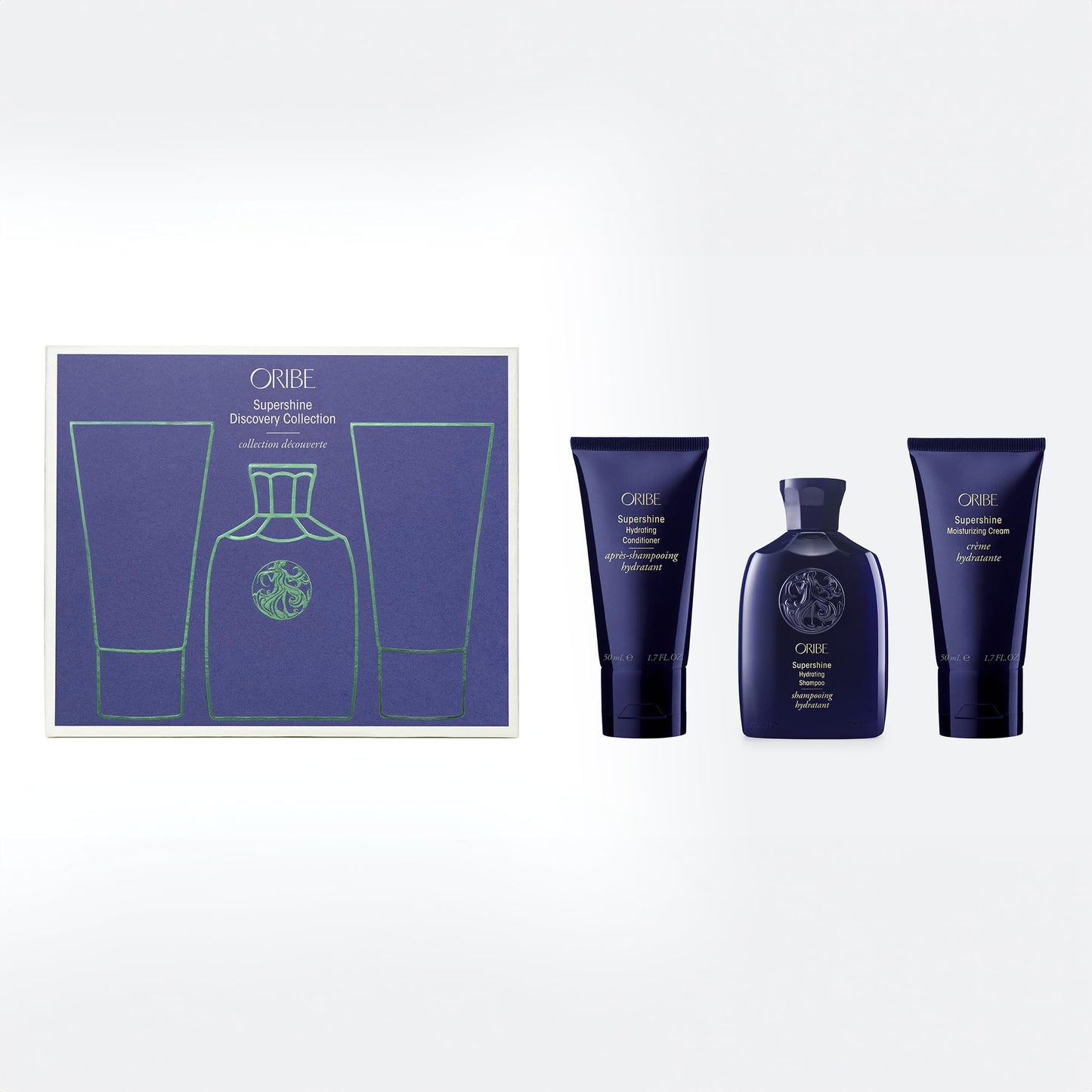 Oribe Supershine Travel Set - Hydrating Shampoo, Conditioner, Styling Cream Beauty & Personal Care ORIBE