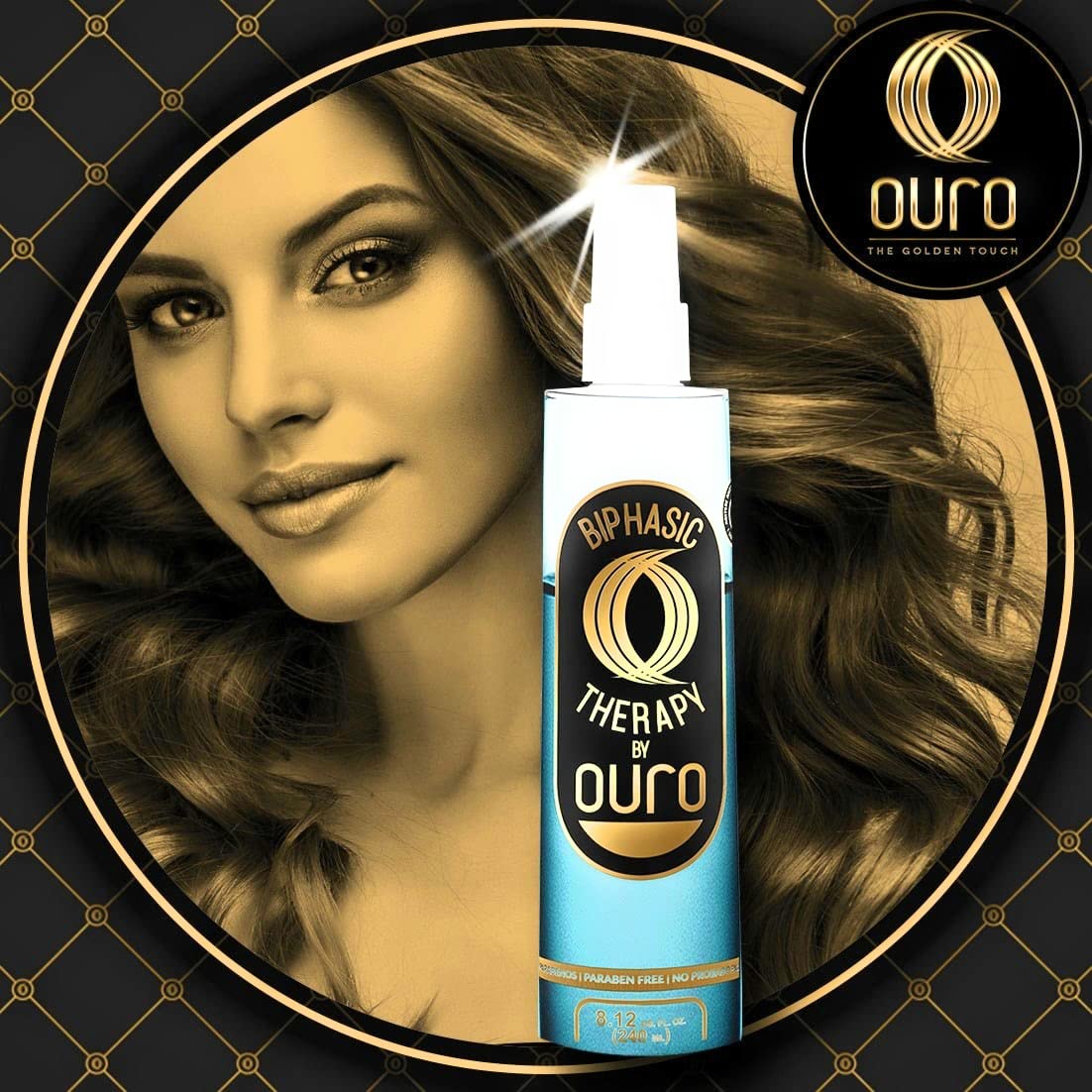 OURO Biphasic Therapy Hair System 8.12 oz Beauty & Personal Care OURO