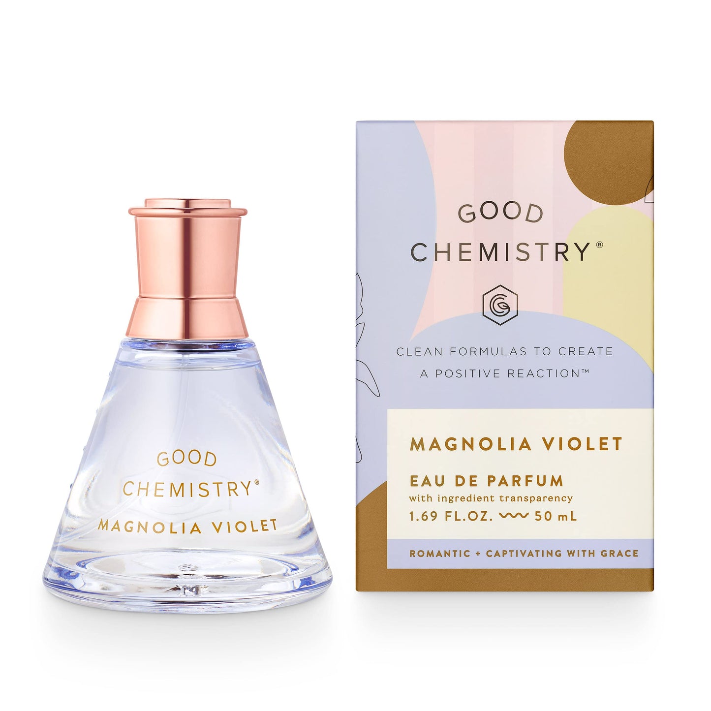 Good Chemistry Magnolia Violet Eau de Parfum 1.7 fl oz - Long-Lasting Perfume with Magnolia, Peony, & Amber - Romantic, Clean & Vegan Beauty & Personal Care Good Chemistry