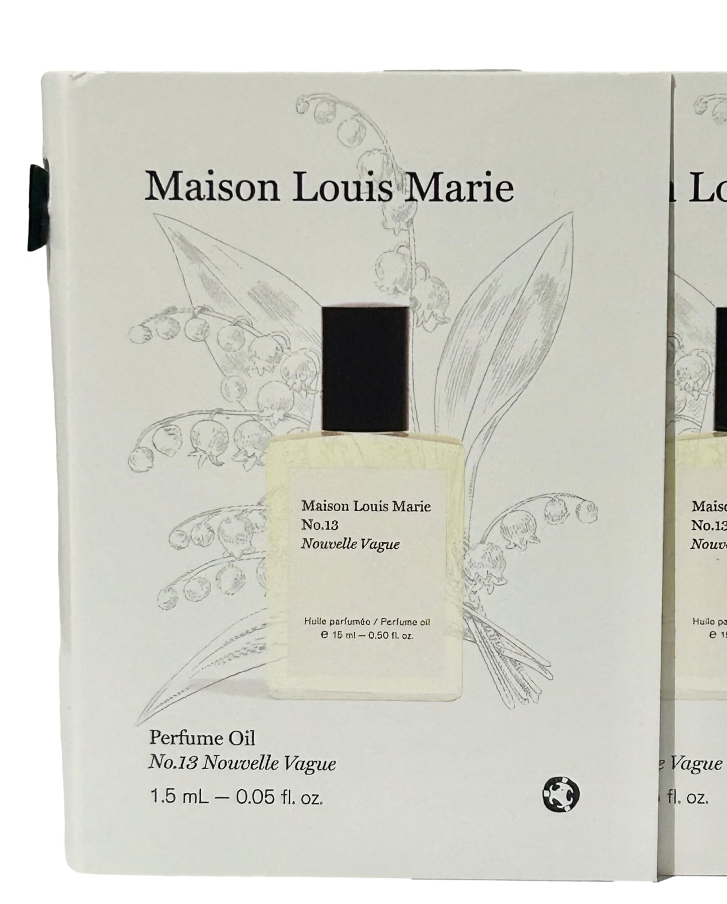 Maison Louis Marie UNISEX # 13 NOUVELLE VAGUE Sample Perfume OIL (SPLASH DAB SAMPLE) 1.5 ml / 0.05 oz - set of 3 - (8751) Beauty & Personal Care Maison Louis Marie