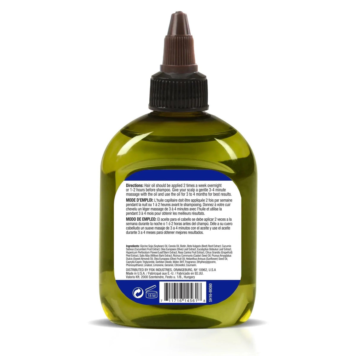 Difeel Biotin Hair Oil Blend 7.1 oz.