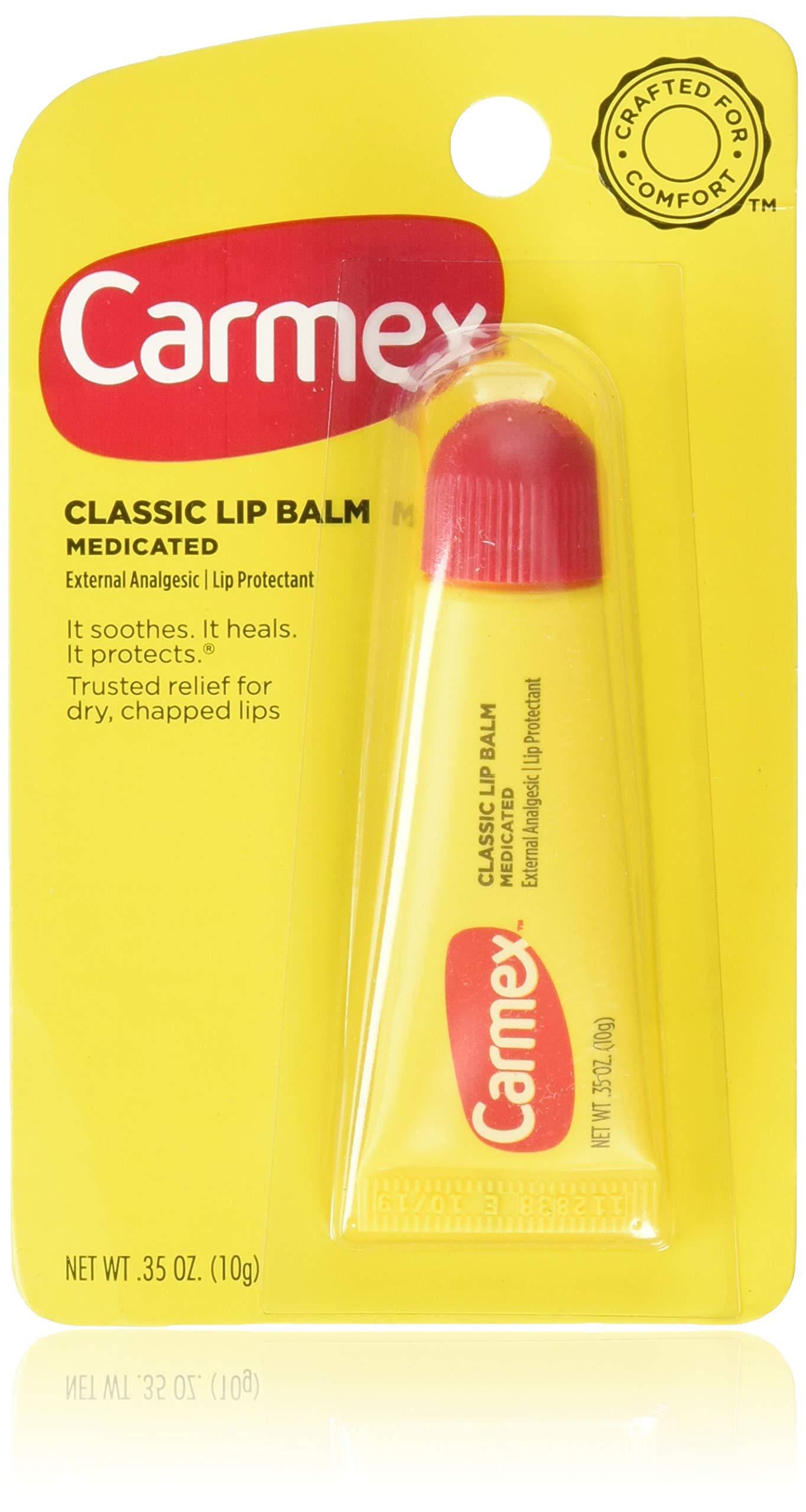 Carmex Classisc Lip Balm Medicated 0.35 oz (Pack of 4) Beauty and Personal Care Carmex