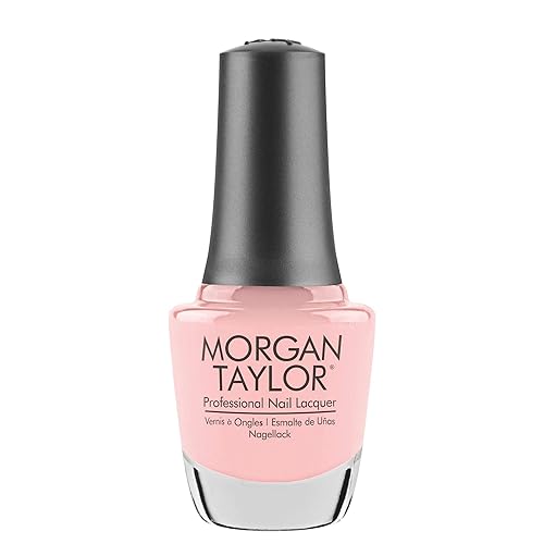 Morgan Taylor Nail Lacquer (All About The Pout) Light Pink Professional Lacquer, Vibrant, Chip-Resistant, Fast-Drying, Long-Lasting, High-Shine Beauty & Personal Care Morgan Taylor