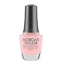 Morgan Taylor Nail Lacquer (All About The Pout) Light Pink Professional Lacquer, Vibrant, Chip-Resistant, Fast-Drying, Long-Lasting, High-Shine Beauty & Personal Care Morgan Taylor