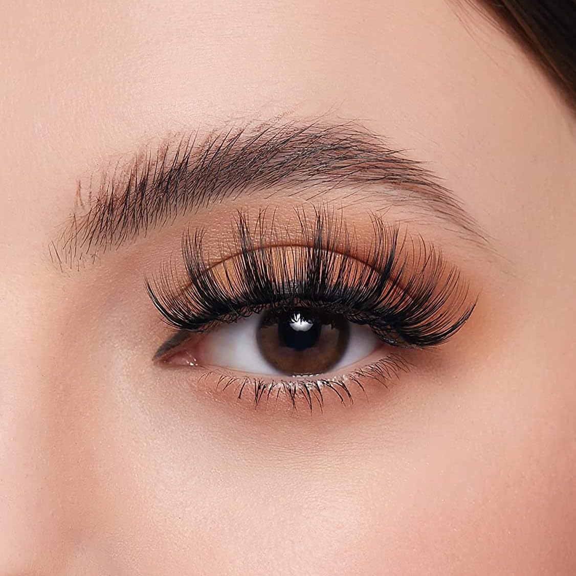 beautykaisen 8Pair 3D False Eyelashes Fluffy Natural Look PACK Volume Fluffy Natural Faux Mink Lashes(3D999 DRAK PINK) Beauty & Personal Care beautykaisen