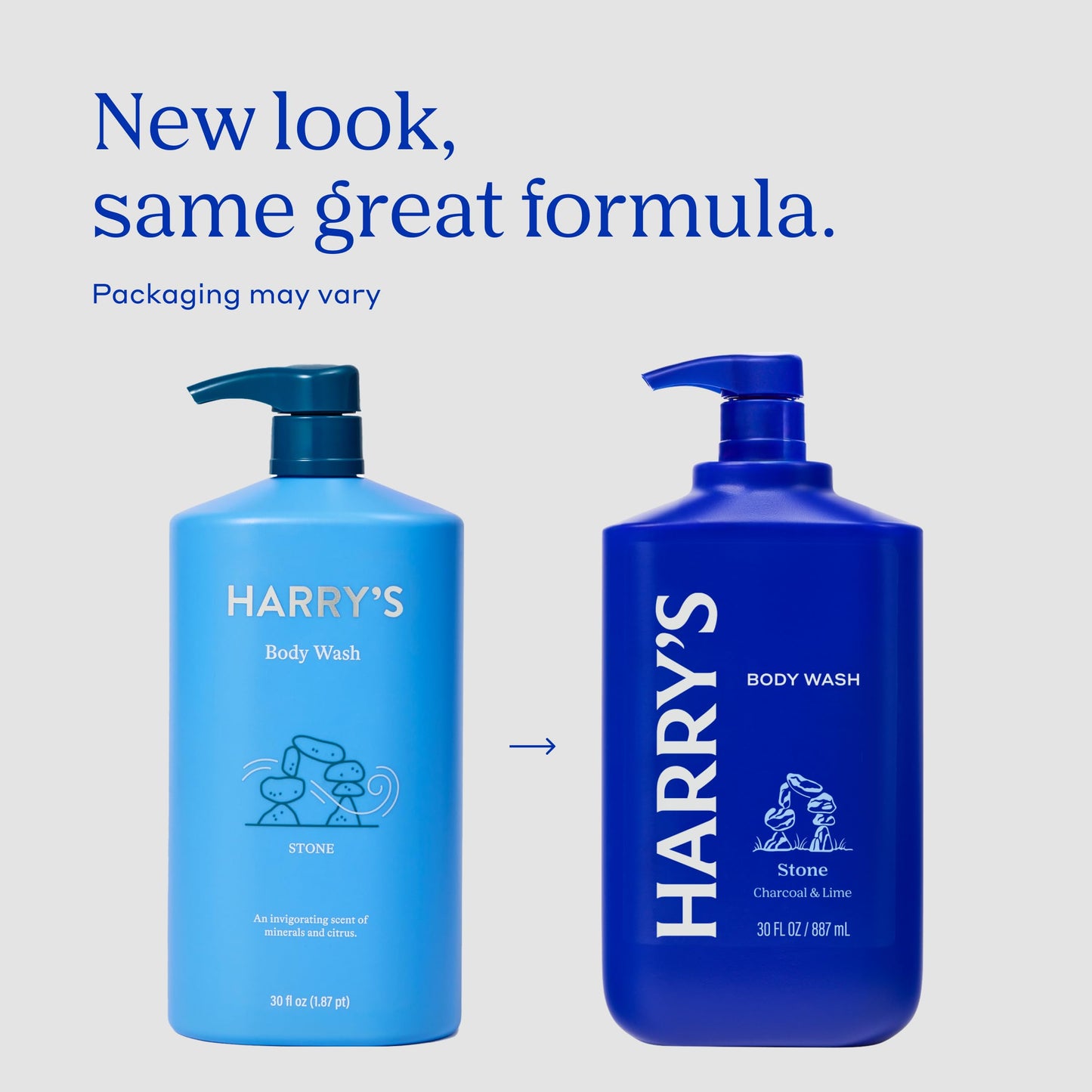 Harry's Men's Body Wash with Pump- Stone - (2 Pack) 30 fl oz - Shower Gel for Men - No Parabens, Sulfates, or Dyes Beauty & Personal Care Harry's