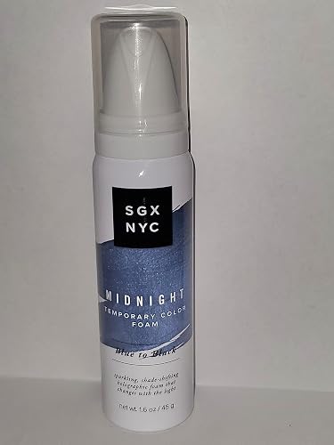 SGX NYC MIDNIGHT TEMPORARY COLOR FOAM 1.6OZ Beauty & Personal Care SGX NYC