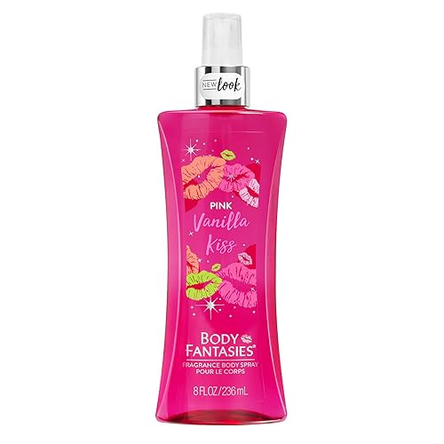 BODY FANTASIES SIGNATURE Fragrance Body Spray, Pink Vanilla Kiss Fantasy, 8 Fluid Ounce Beauty & Personal Care Body Fantasies