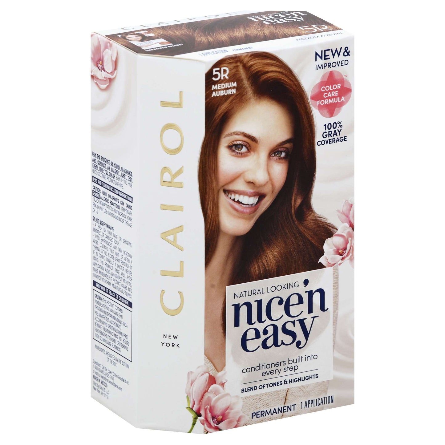 Nice 'n Easy Permanent Color, 5R/111 Natural Medium Auburn 1 ea Beauty & Personal Care Clairol