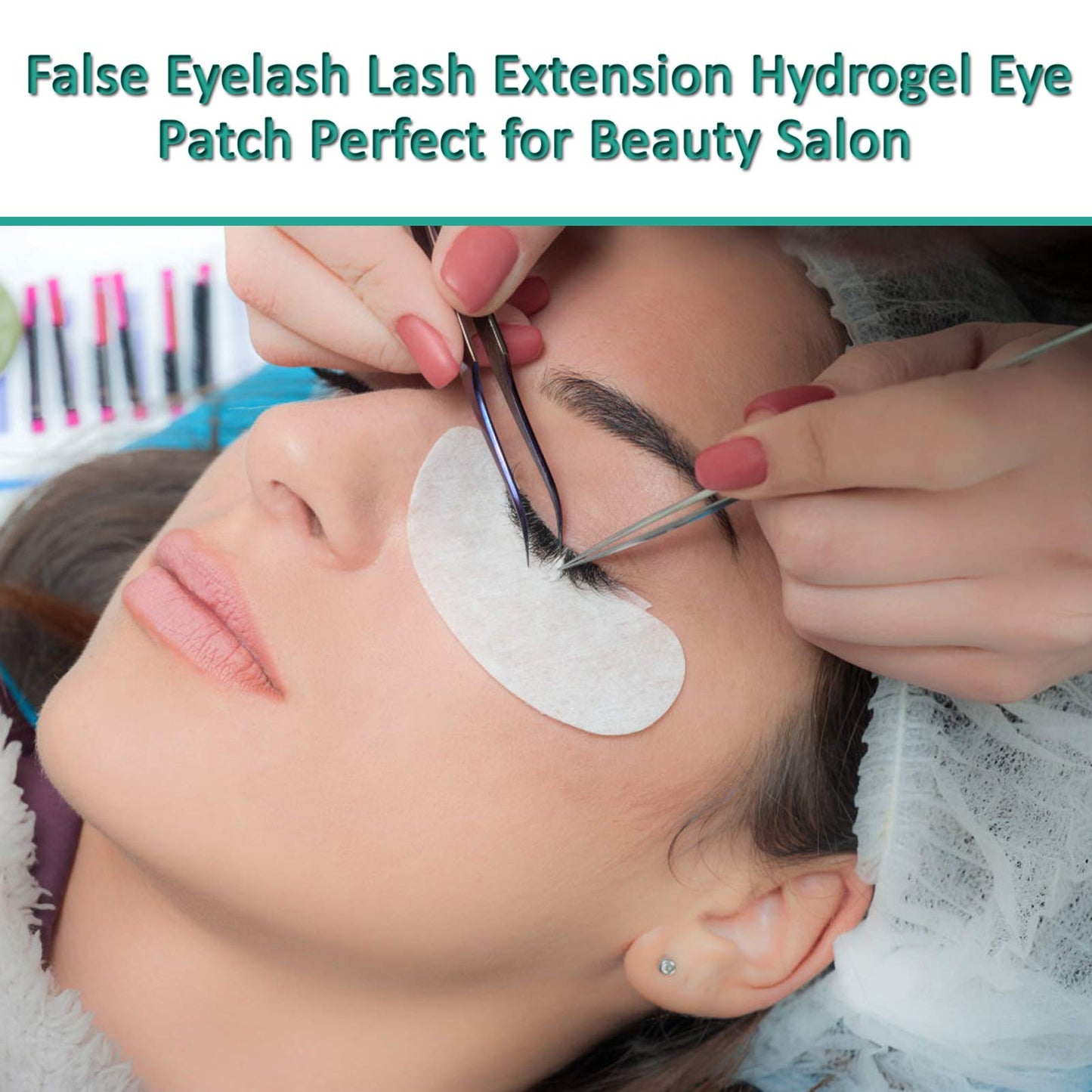 50 Pair Under Eye Pads, Eyelash Extension Lint Free Gel Patches for Beauty Salon False Eyelash Extensions Grafting (purple) Beauty & Personal Care kovko