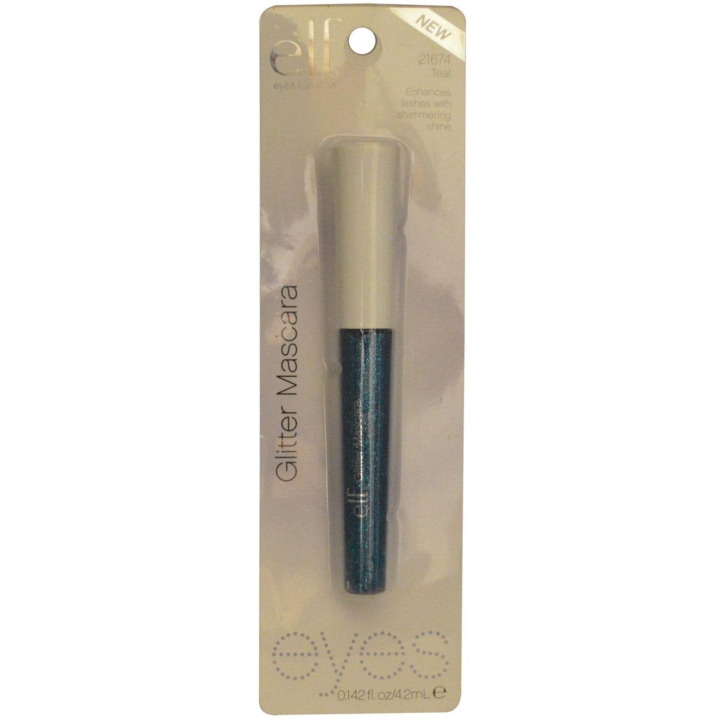 e.l.f. Glitter Mascara, Teal, 0.145 Fluid Ounce Beauty & Personal Care e.l.f.