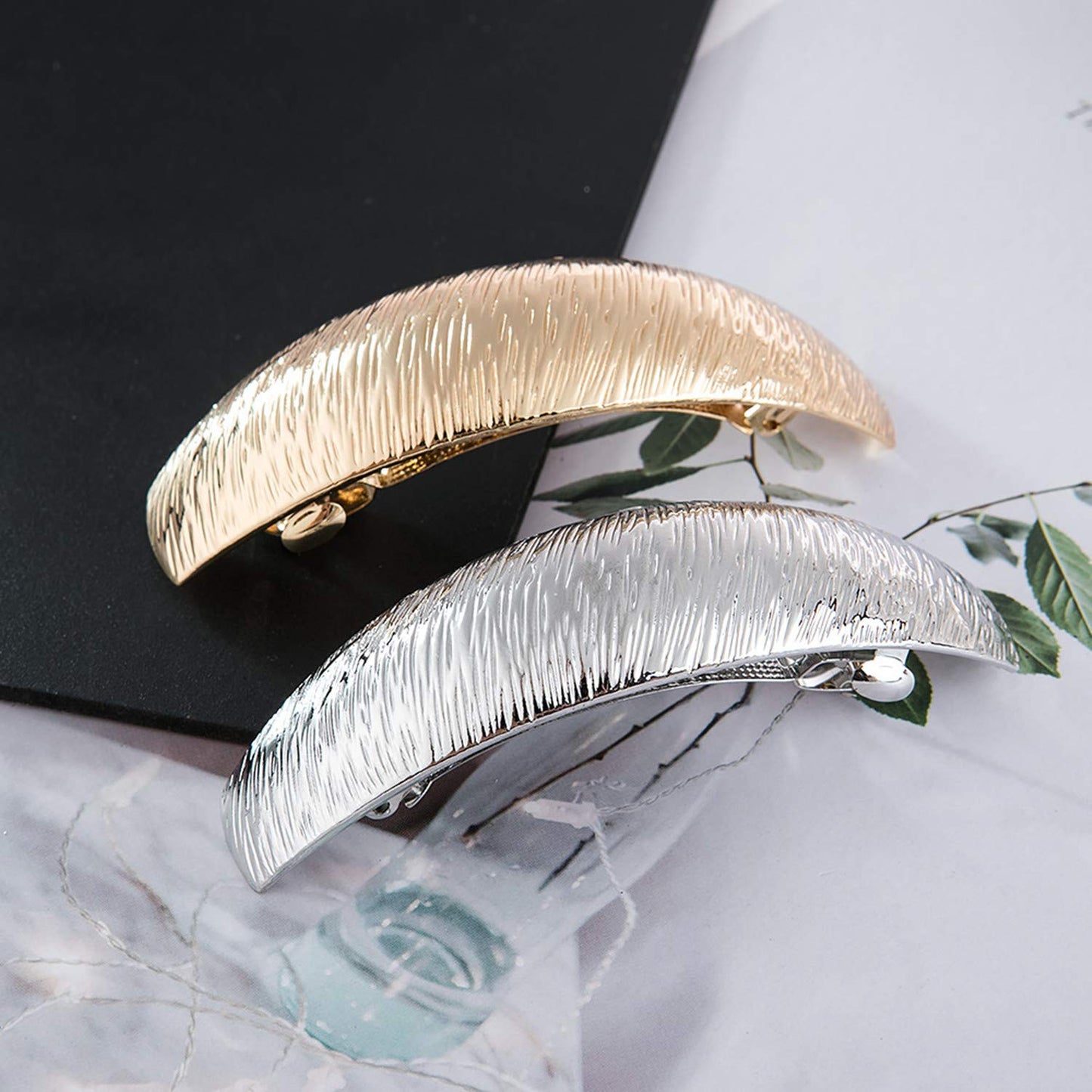 JinYu Hair Clips for Women Ladies, Simple Fashion Metal Hair Clips French Styles Hair Barrettes for Medium and Thick Hair, No Slip and Durable Beauty & Personal Care JinYu