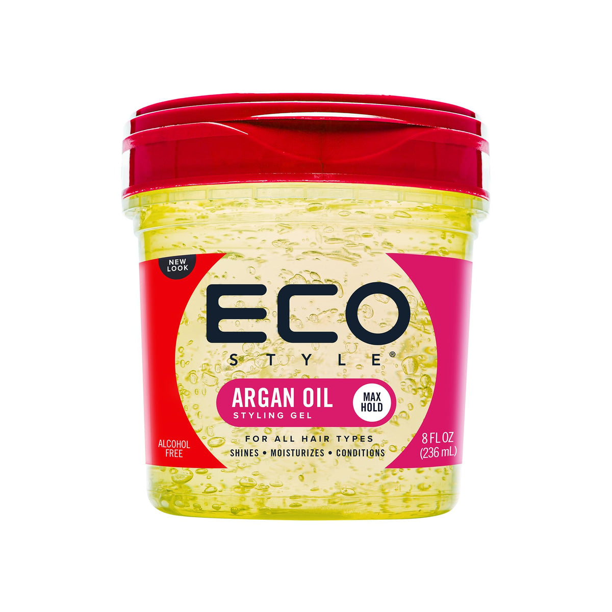 Eco Style Moroccan Argan Oil Styling Gel - Promotes Healthy Hair - Nourishes And Repairs - Delivers Long Lasting Shine - Provides Maximum Hold Beauty & Personal Care Eco Style