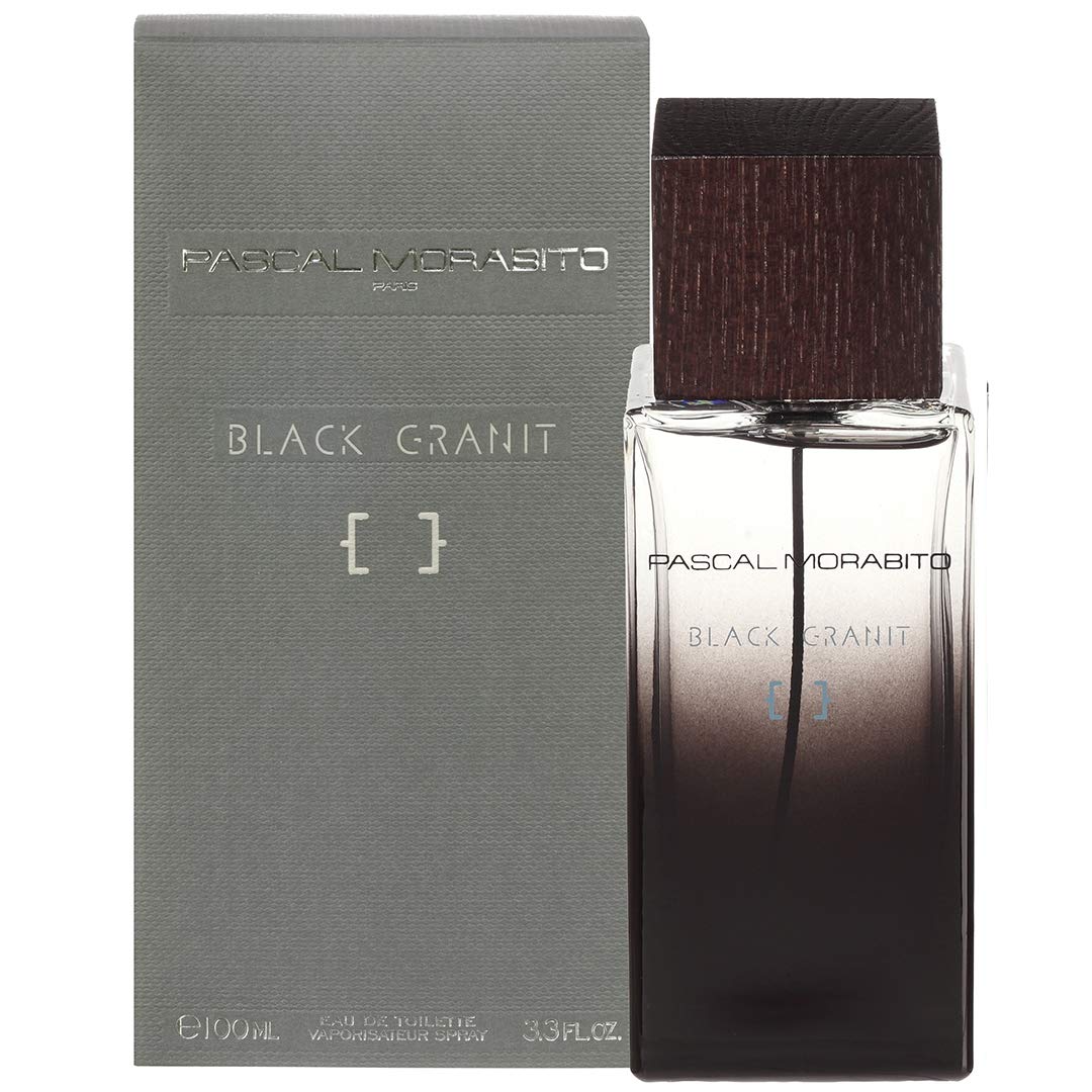 Pascal Morabito - Black Granit- 3.4 Oz Eau De Toilette - Fragrance Mist For Men - Aromatic, Woody Scent - Cologne Spray With Bergamot, Cardamom Beauty & Personal Care Pascal Morabito