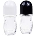 2 Pack Deodorant Glass Rollers - Empty Rollerball Bottles, Roll on Bottles for Oils, Sunscreen Roller Applicator, Essential Oil Roller Bottles Beauty & Personal Care Kare & Kind