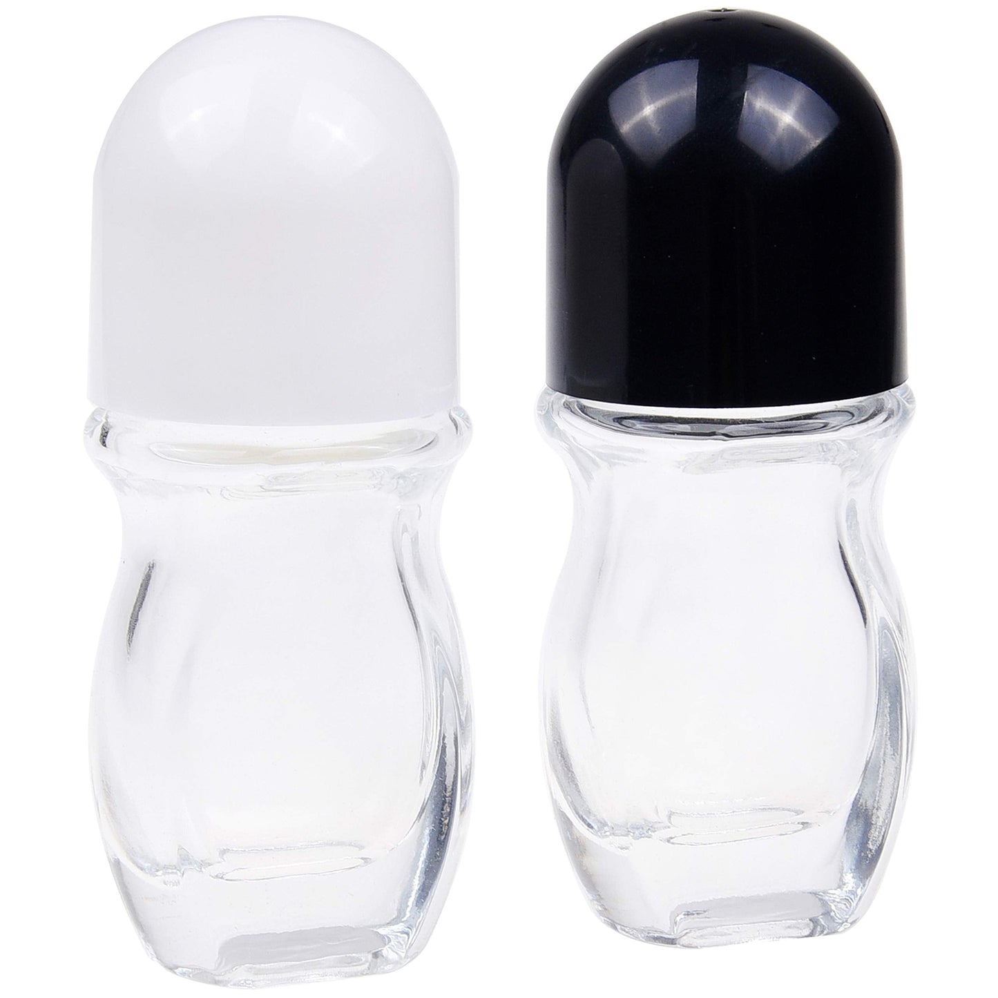 2 Pack Deodorant Glass Rollers - Empty Rollerball Bottles, Roll on Bottles for Oils, Sunscreen Roller Applicator, Essential Oil Roller Bottles Beauty & Personal Care Kare & Kind