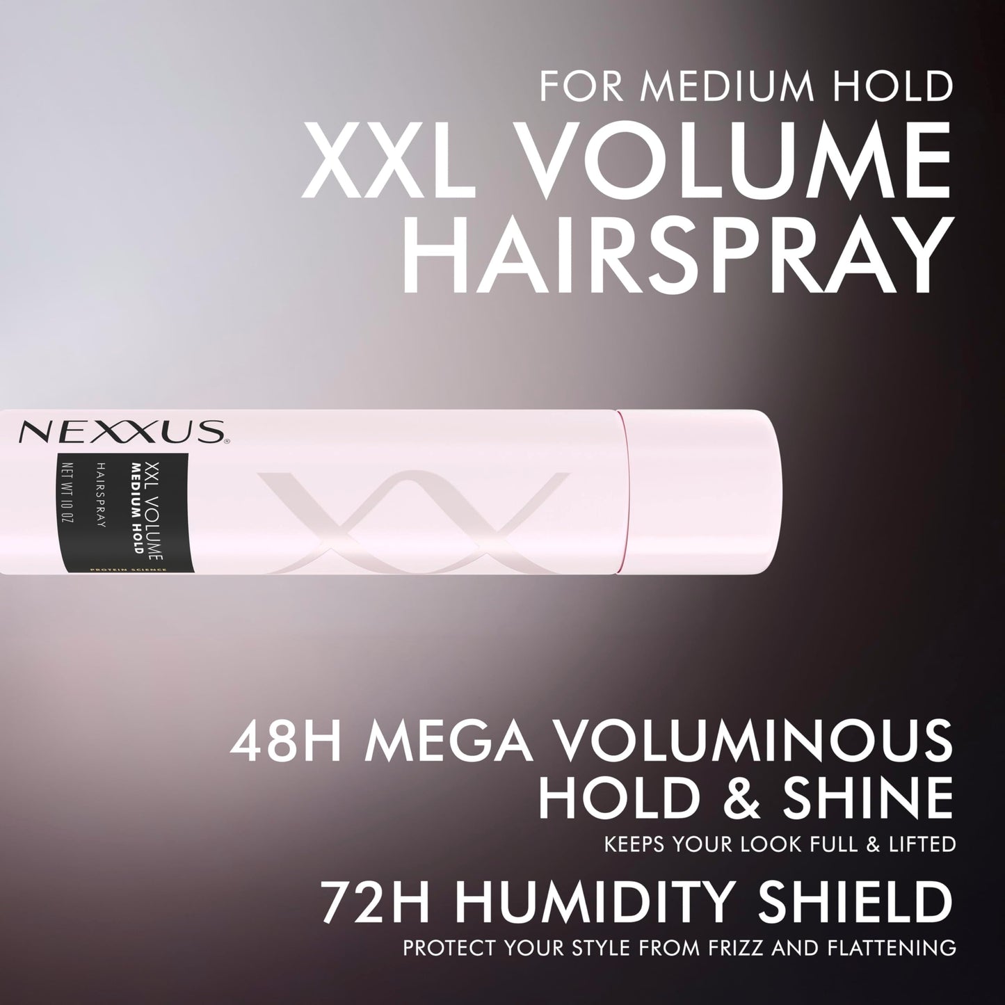 Nexxus Styling Spray XXL Finish Volume Medium Hold Hairspray Powered by STYLEPROTECT Technology 10 oz Beauty & Personal Care Nexxus