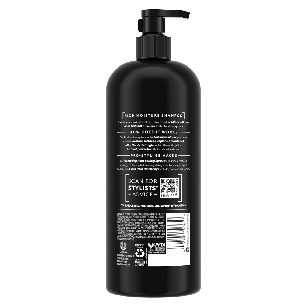 Tresemme Shampoo Moisture Rich 28 Ounce (828ml) (3 Pack)