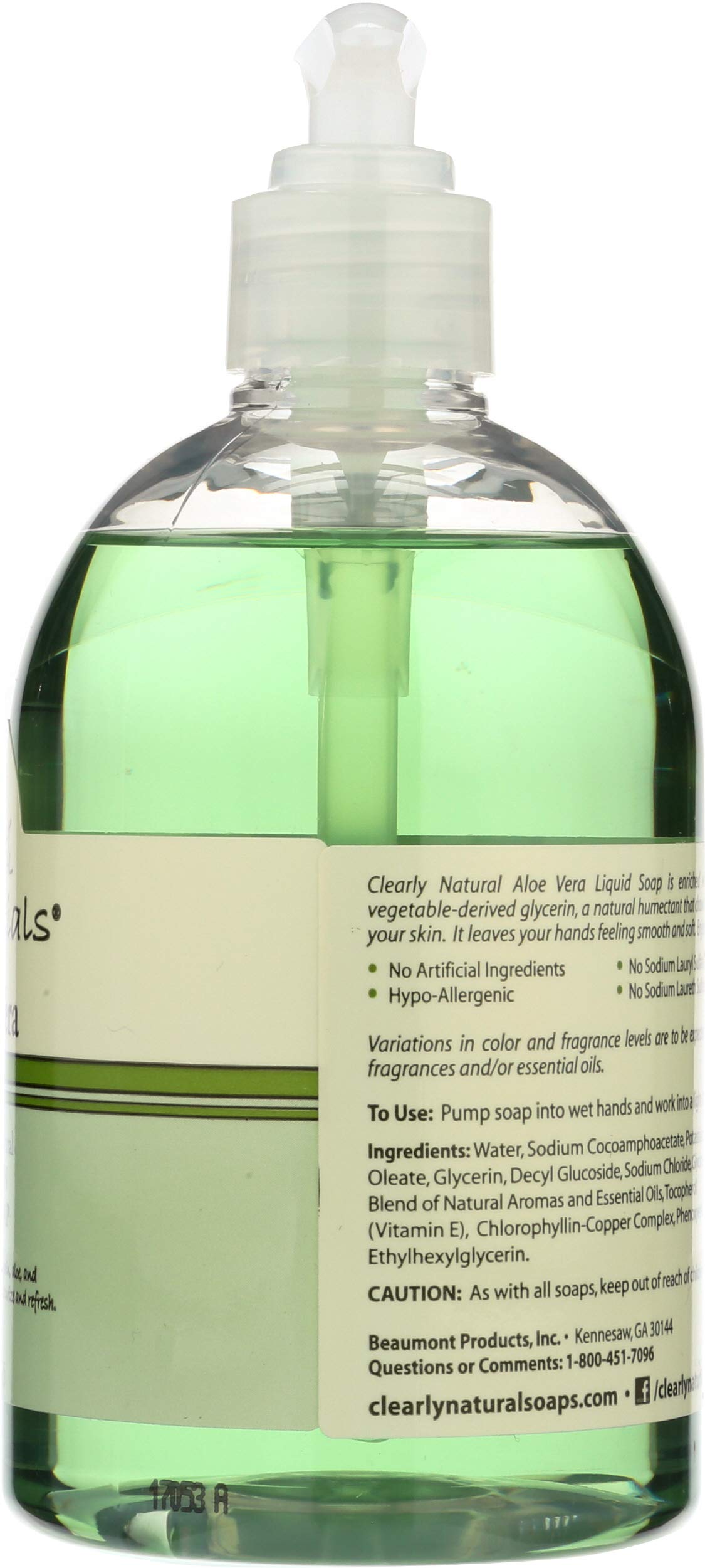Clearly Natural Liquid Hand Soap with Aloe Vera - 12 oz Beauty & Personal Care Clearly Natural