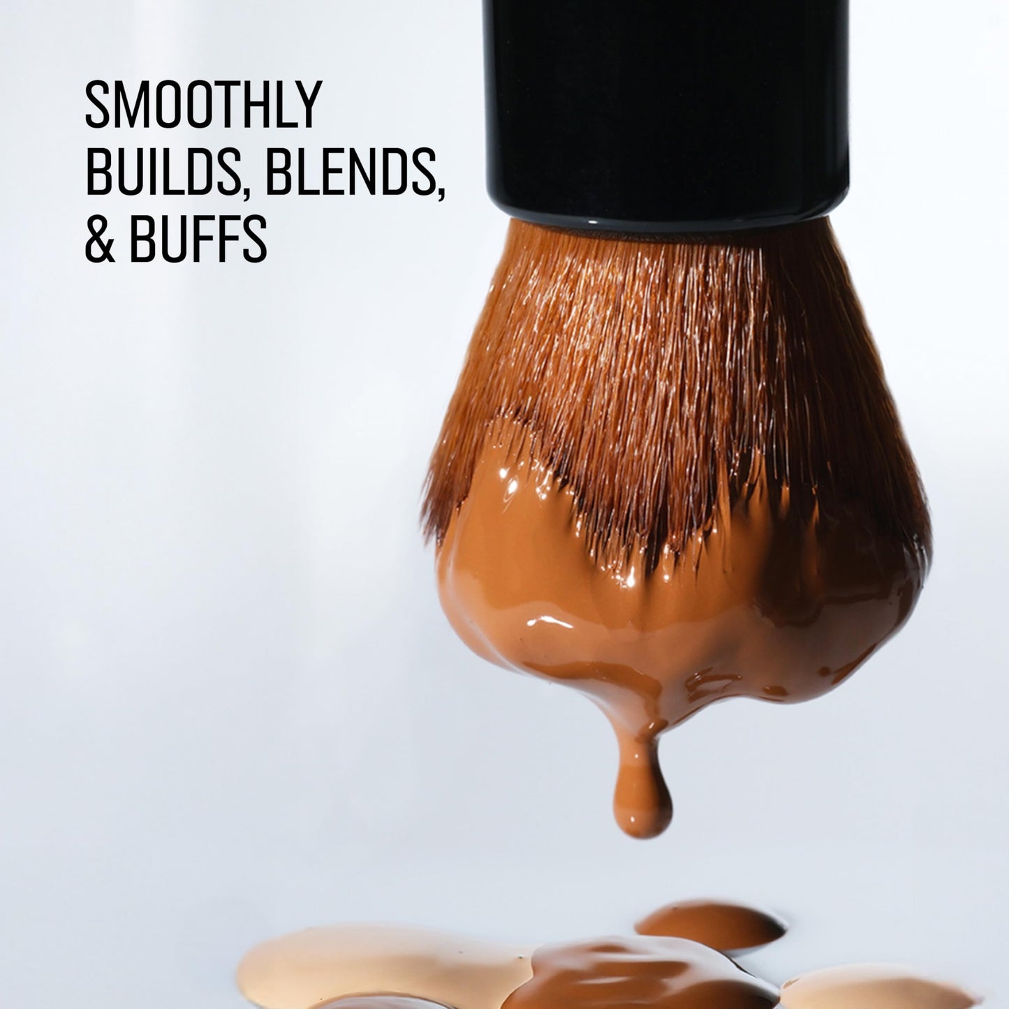 Bobbi Brown Full Coverage Face Brush | Round-Head Makeup Brush for Blending Liquid Foundation Beauty & Personal Care Bobbi Brown